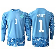 Tyskland Manuel Neuer #1 Keeper Bortedrakt VM 2026 Langermet